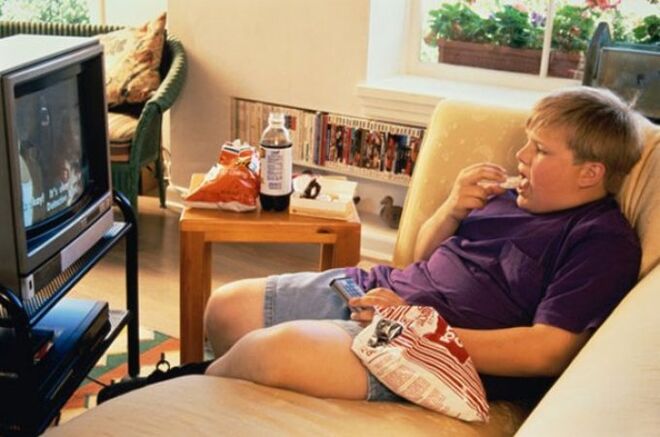 Passive lifestyle of a full teenager